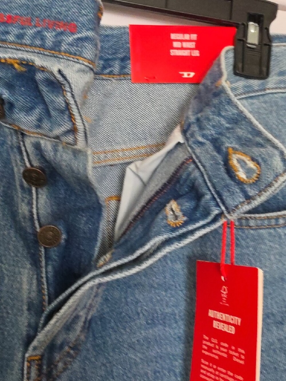 Diesel Viker Straight-Leg Jeans - New - Picture 4 of 7